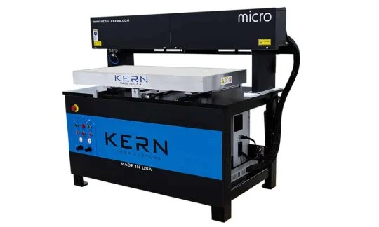 Micro small format laser system for compact workshops
